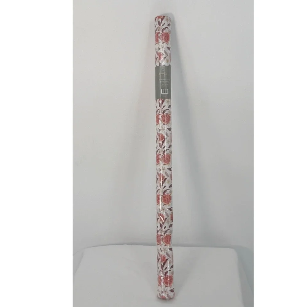 Etymology Heavyweight Gift Wrap Roll 100 SqFt Fig Floral Pattern Elegant 109-11